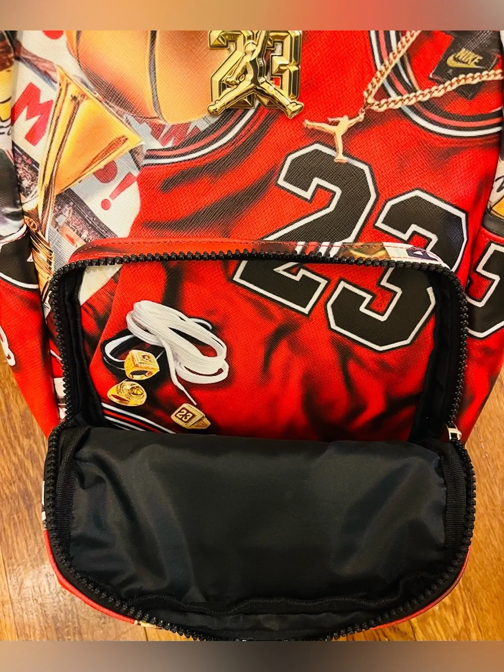 Jordan Borough Graphic Black/Multi Color Backpack  MA9220-K90